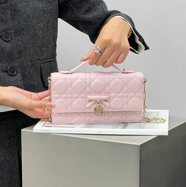 마이 디올 백 미니 핑크