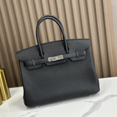 버킨백 은장 30cm [토고] [블랙]