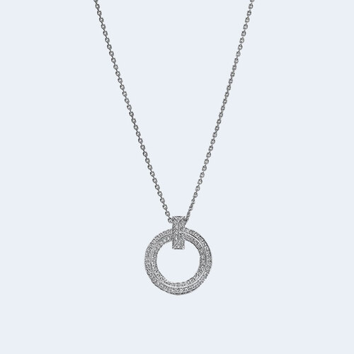 T1 서클 펜던트 목걸이 (3color)