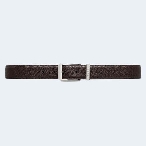 직사각형 버클 벨트 브라운 30mm