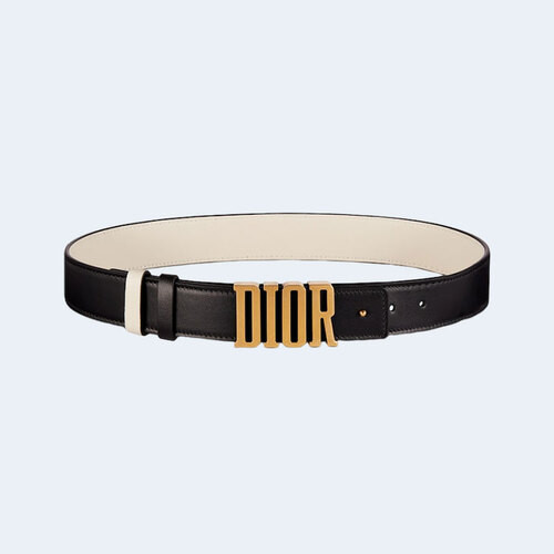 D-FENCE 리버서블 벨트 블랙 아이보리 30mm