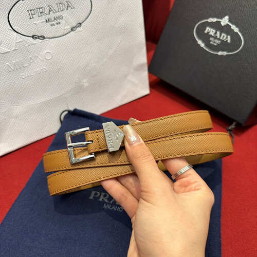 레더 벨트 2cm 은장