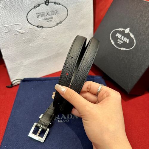 레더 벨트 2cm 은장