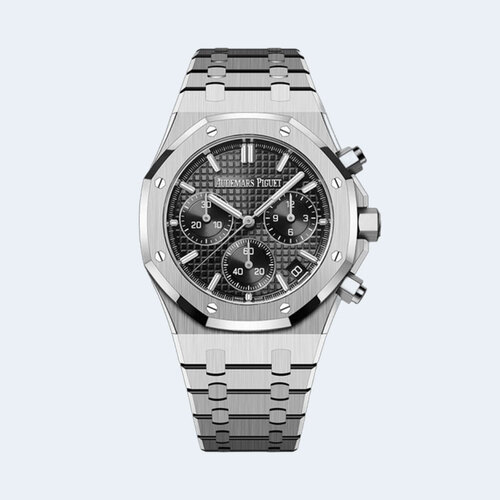 로얄오크 크로노그래프 블랙다이얼 41mm