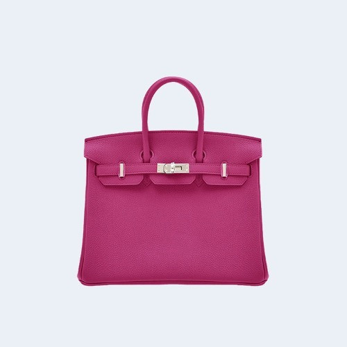 버킨 25 Rose pourpre 토고 백